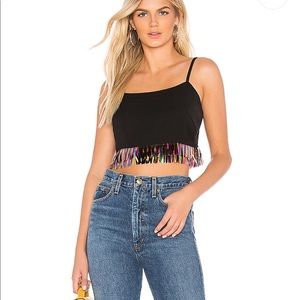 Fun multi colored crop top